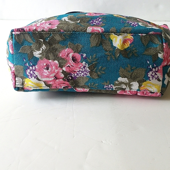 Floral print canvas tote, NWOT - Picture 2 of 3